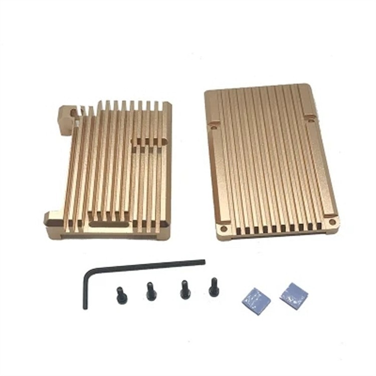 Boîtier Raspberry Pi 4 avec ventilateur, ventilateur de refroidissement et dissipateur thermique